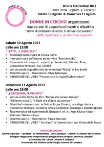 Donne in cerchio - 10 e 11 agosto