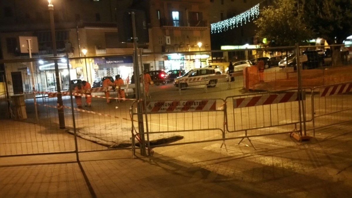 Cerveteri Scoperta Voragine Profonda Sei Metri In Via Della Necropoli