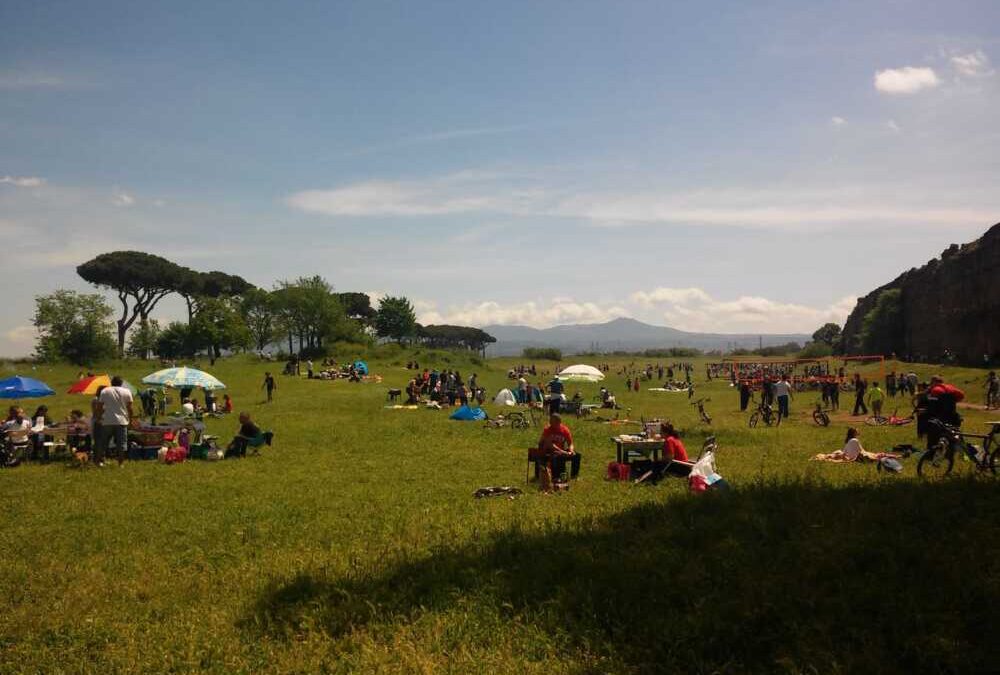 Picnic sì Rifiuti no al Parco dell Appia Antica Terzo Binario News