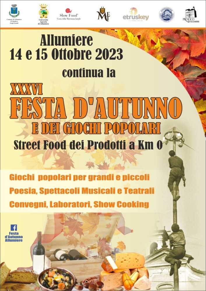 Festa D Autunno E Dei Giochi Popolari Di Allumiere Il Programma