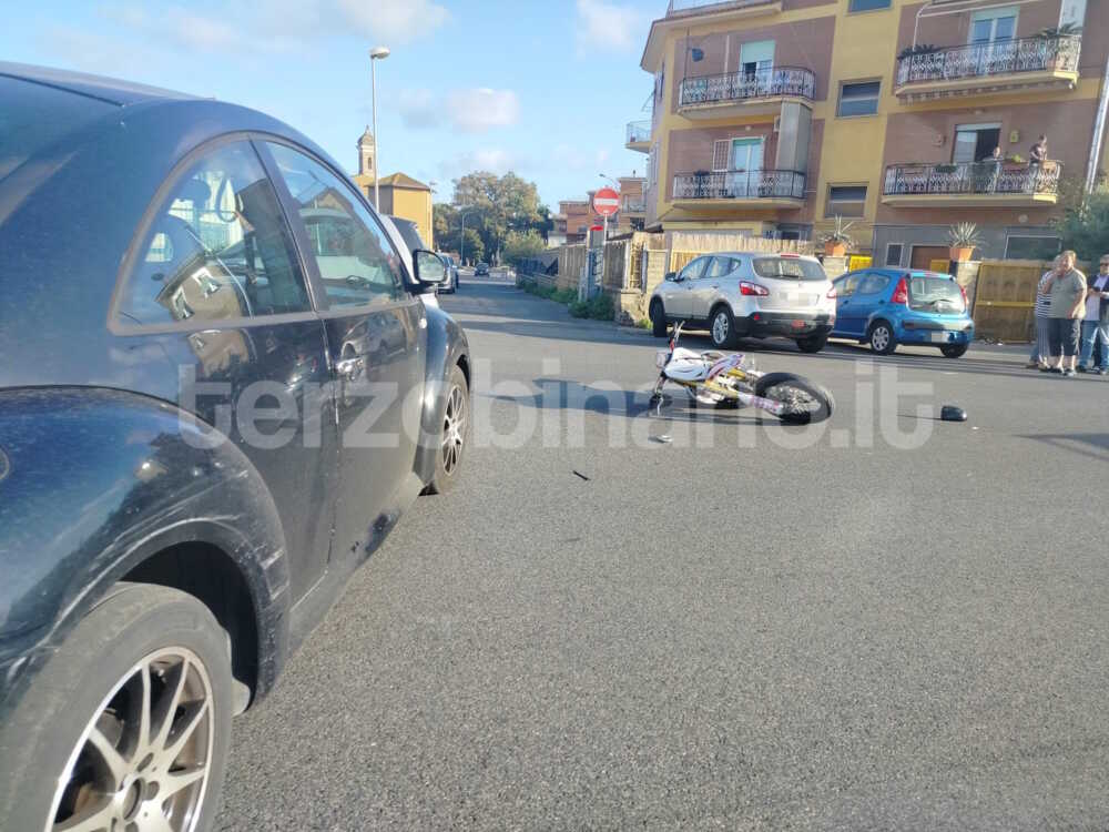 Incidente In Viale Manzoni A Cerveteri Moto A Terra Terzo Binario News