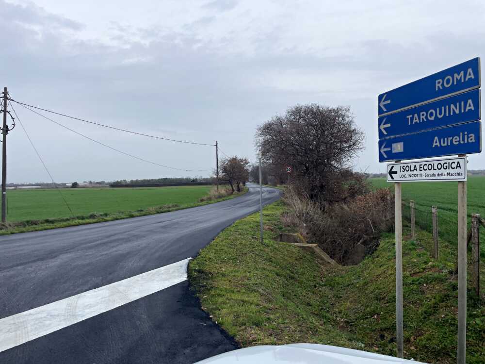 Conclusi I Lavori Di Asfaltatura Sulla Strada Delle Murelle A Montalto