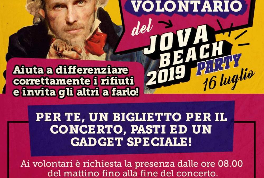 Marina di Cerveteri, diventa volontario al Jova Beach Party!