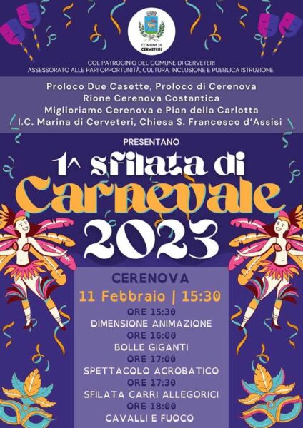 sfilata di carnevale cerenova