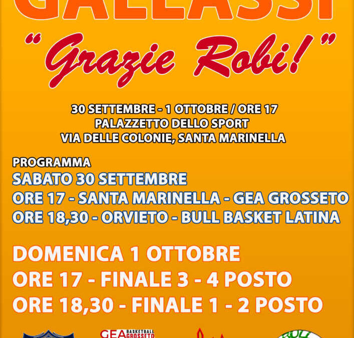 Torneo Gallassi di basket femminile nel fine settimana di Santa Marinella