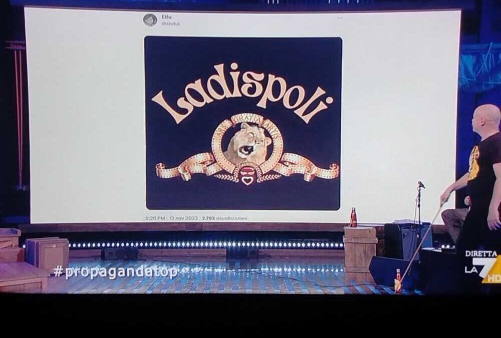 Il Leone di Ladispoli protagonista della social Top Ten di Propaganda Live su La 7