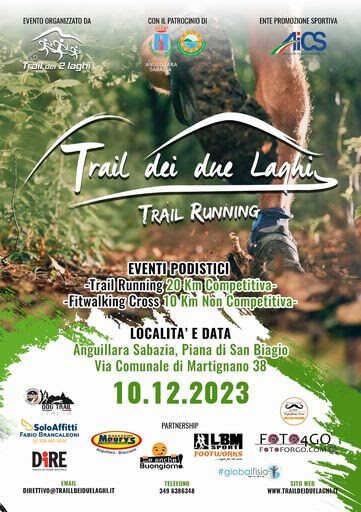 Domenica di corsa ad Anguillara, torna ‘Trail dei Due Laghi’