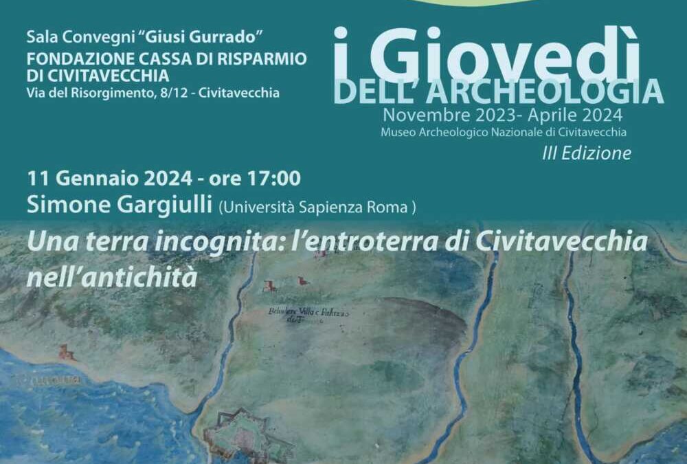 Domani riprendono i Giovedì dell’Archeologia a Civitavecchia