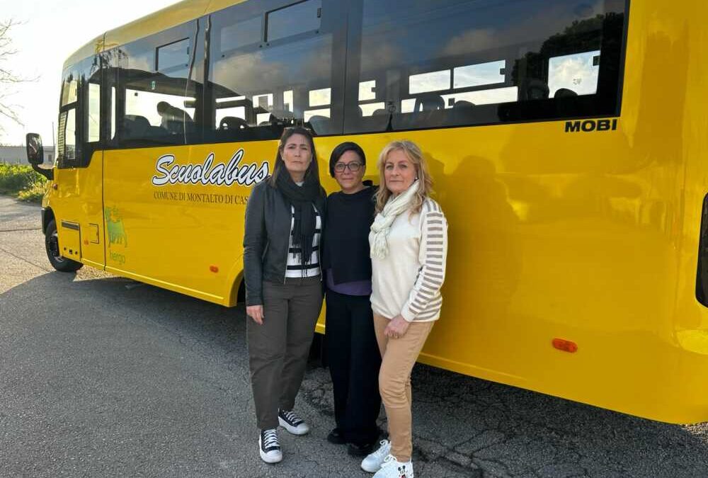 Quattro nuovi scuolabus per gli studenti di Montalto di Castro