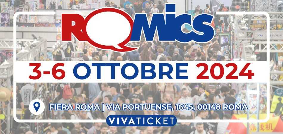 Romics 2024, biglietti in vendita
