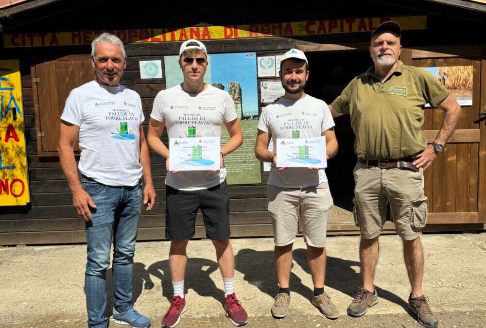 Ai volontari del Servizio Civile di Torre Flavia consegnati gli attestati di Guida Ambientale