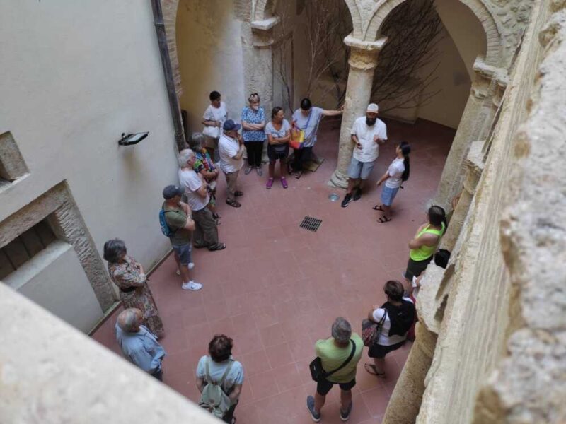 rocca in cantina tolfa tour con Giordano iacomelli