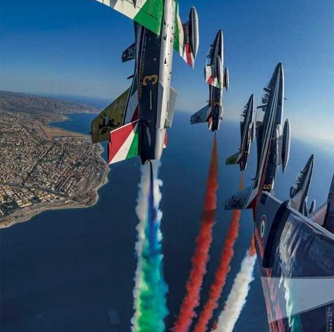 Frecce Tricolori a Ladispoli, il video delle prove