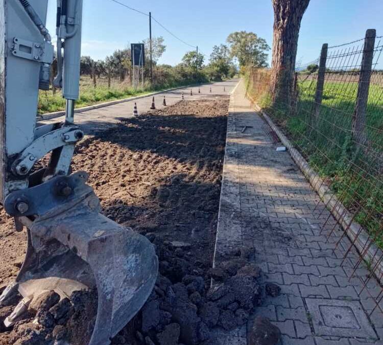 Passaggio rialzato in via dei Vignali a Cerveteri per la sicurezza dei pedoni