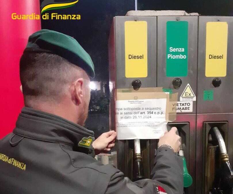 Altra pompa di benzina irregolare scoperta dalla Finanza nel Viterbese