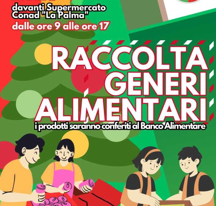 Raccolta alimentare di Avs e Si Ladispoli il 21 dicembre