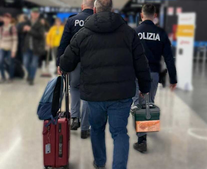 Dall’aeroporto di Fiumicino a Tor Vergata: scorta della Polizia alla “scatolina della vita” proveniente dalla Germania