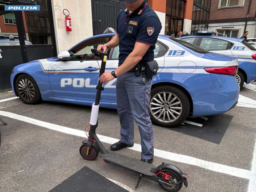 monopattino polizia